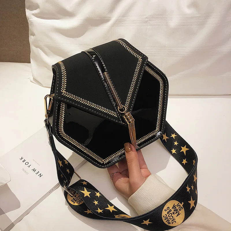 

Textured Western Style Small Black Bag Women's 2020 New Style 2020 Korean-style Versatile Fashion Shoulder Bag Online Celebrity