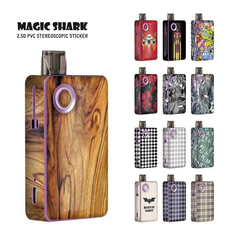 Волшебная Акула, Череп, Бэтмен, дерево, цветок, кристалл, Vape, пленка для кожи, Обложка для Pal 2 Pod, чехол, наклейка для артерии Pal 2