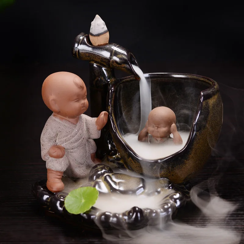 Quemador Incienso товары большого размера Sima Guang хит цилиндр молодой монах башня Тяжелая спальня Wingceltis ароматическая печь