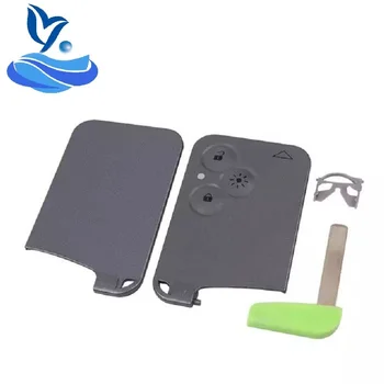 

Smart Car Key Card Remote Car Key Shell Cover Replacement FOB for Renault Laguna with blade