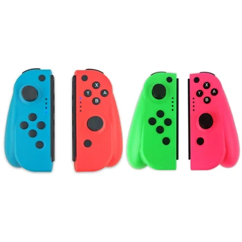 

NEW Wireless Pro Handgrip Bluetooth Joysticks (L/R) Game Controllers Gamepad for Nintend Switch NS Console Blue/Red