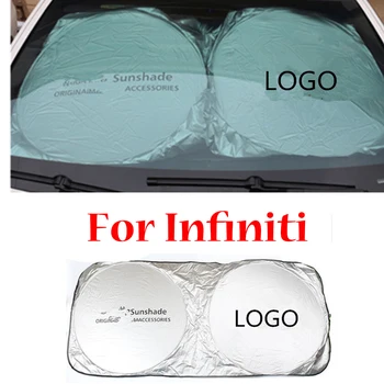 

For Infiniti Q50 Q60 Q70 FX35 G35 G37 QX70 M35 FX37 QX56 QX60 M25 Sunshade Sun Front Window Windshield Cover Protector Visor