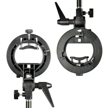 

Umbrella Mount Holder Black Flash Snoot Softbox Bowens Speedlite Bracket S-Type New Fashion