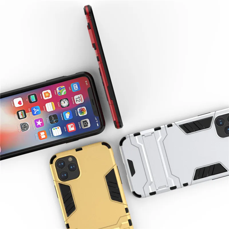 Чехол для iPhone 11 Pro, резиновый чехол-броня для робота, Жесткий Чехол для задней панели телефона из поликарбоната для iPhone 11 Pro max, защитный чехол для iPhone 11