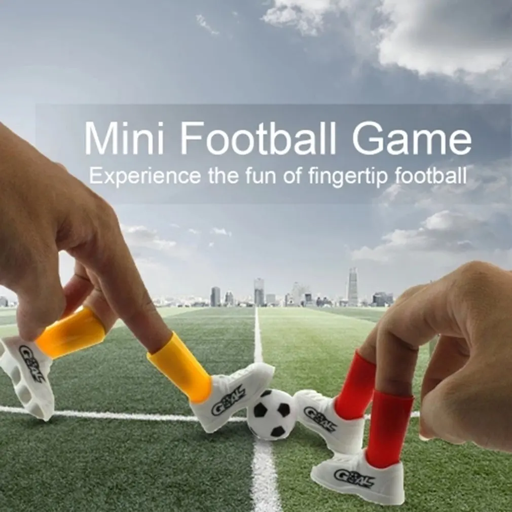 Mini Soccer Game Finger Toy Football Match Funny Table Game Set With Two Goals Interact Kids Parent Novelty Gag Toys