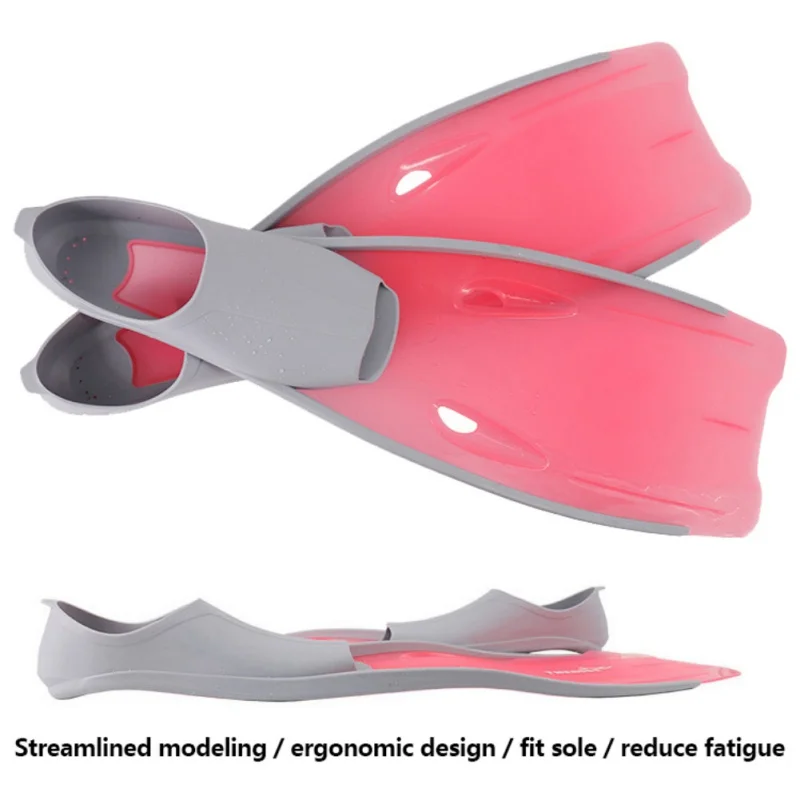 Мужские и женские ласты для плавания силиконовые противоскользящие плавники для дайвинга взрослые для сноркелинга сёрфинга ласты для