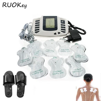 

Electrical Muscle Stimulator Body Relax Muscle Massager Pulse Tens Acupuncture Therapy Slipper 16Pads