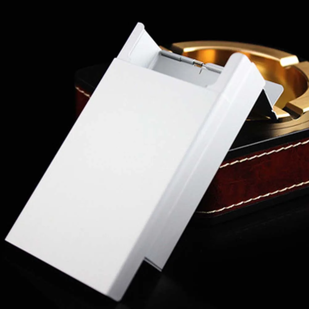 1 Pc 5 Color Size 90*60*27mm Aluminum Cigarettes Packaging Cover Slide 20 Thin Cigarette Box