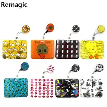 

Cute Credit Card Cover Lanyard Bags Retractable Badge Reel Student Nurse Exhibition Name Clips Card ID Card Holder Chest