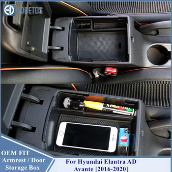 

Armrest Box Storage For Hyundai Elantra 2016 2017 2018 2019 2020 AD Avante Stowing Tidying Elantra Car Organizer Accessories