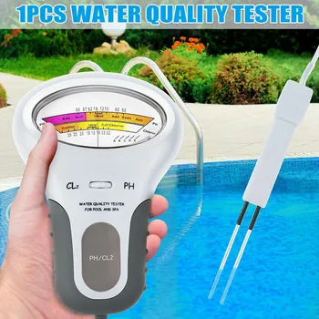

CL2 PH Tester Checks Water Detector Portable Home Non-pollution Chlorine Drinking Quick Results Digital Spa Sensor Swimming Pool