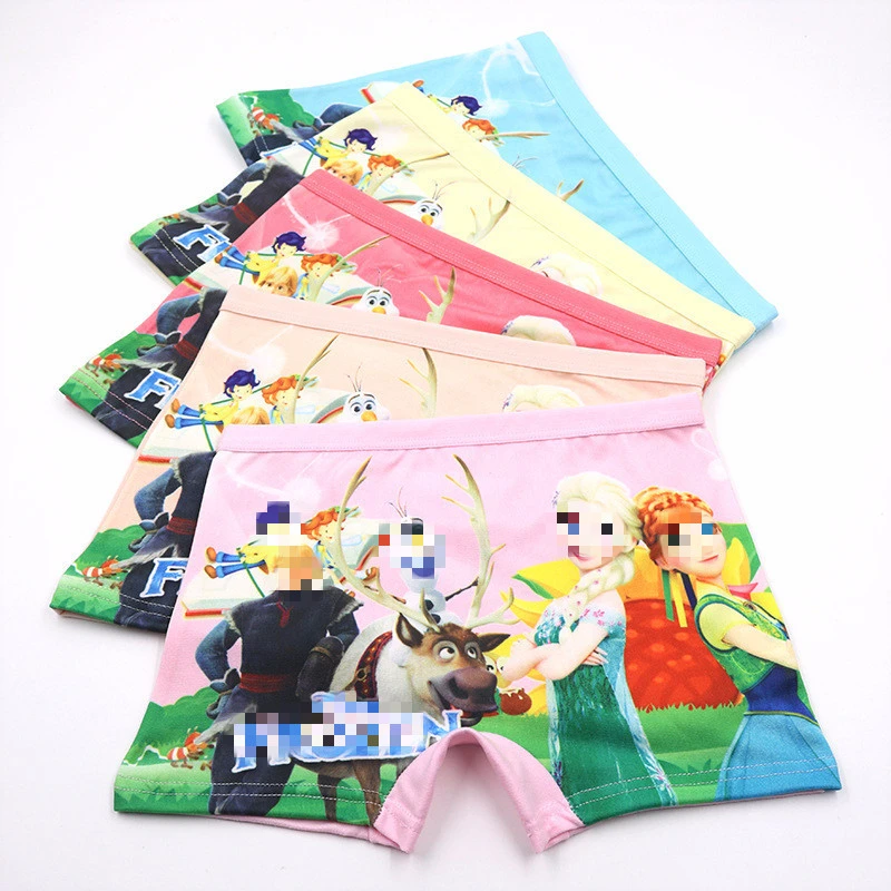 Underwear 8 5 шт./лот; Новинка; модные детские трусы; трусы для девочек; милые трусики принцессы с героями мультфильмов; трусы-боксеры; одежда для детей; нижнее белье - Цвет: Underwear 8