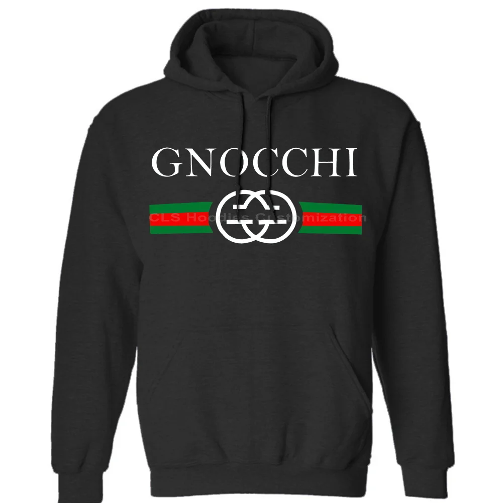 Классический Gnocch унисекс Мужские Женские зимние толстовки бесплатная доставка |