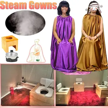 

Yoni Steam Gowns Vaginal Detox Yoni Steam Herbs Dress V steam Vaginal Steaming Hip Bath Rope Detox Steam Gowns Functional Steam