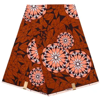 

2019 High Quality African Prints Fabric Veritable Holland Wax Real Wax Dutch For Nigerian Dress 6 Yards/pcs 100% polyester