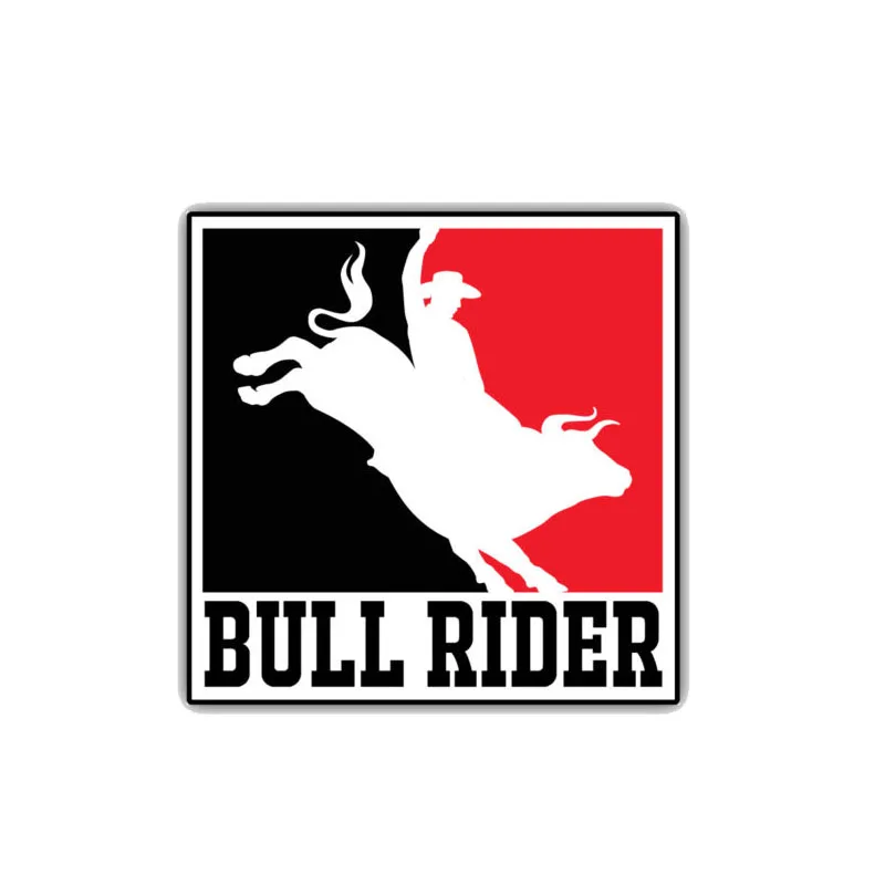 

Fuuny Cute Bull Rider PBR Rodeo Car Sticker Motorcycle Sticker Cover Scratches Waterproof Pvc 13cm X 13 Cm