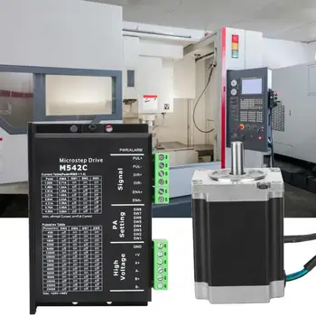 

Stepper Driver M542C Step Driver 57CM23 Motor Kit for 2-Phase/4-Phase Hybrid Stepping Motor 2.1N.m(NEMA23)