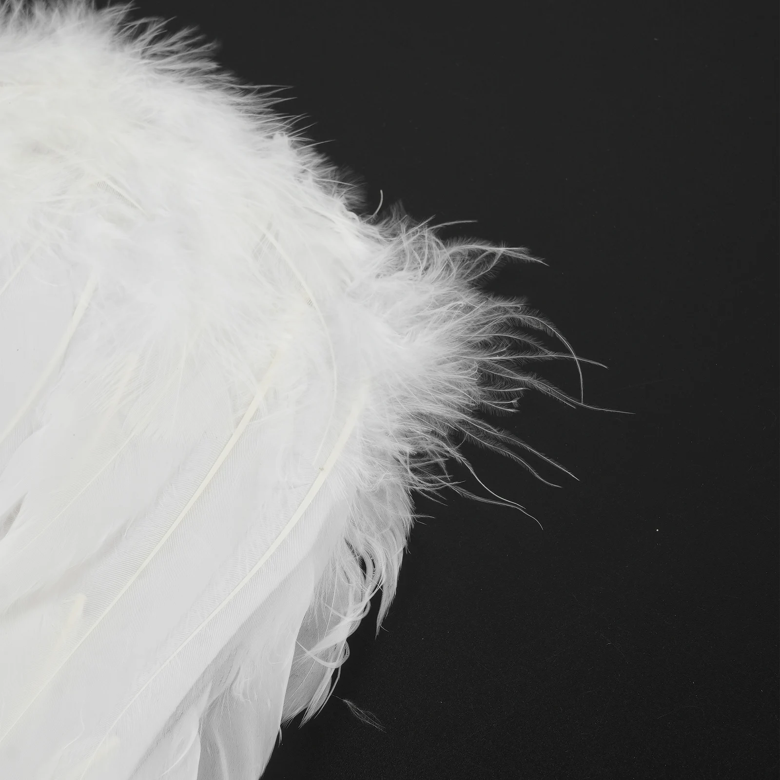 White/Black Angel Wing Real Feather Fairy Wing Dance Party Christmas Masquerade Carnival Cosplay Costume
