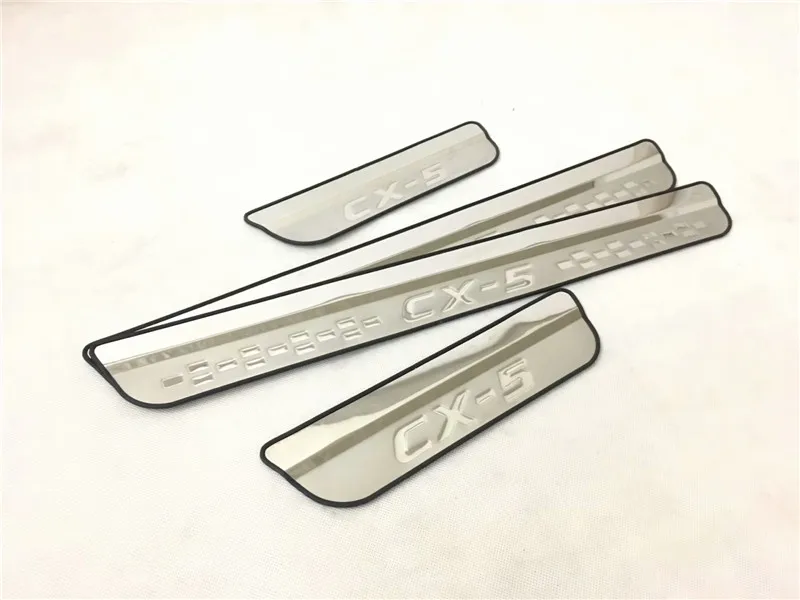 For-Mazda-cx-5-cx5-2018-2017-Door-Sill-Scuff-Plate-Welcome-Pedal-Stainless-Steel-Car