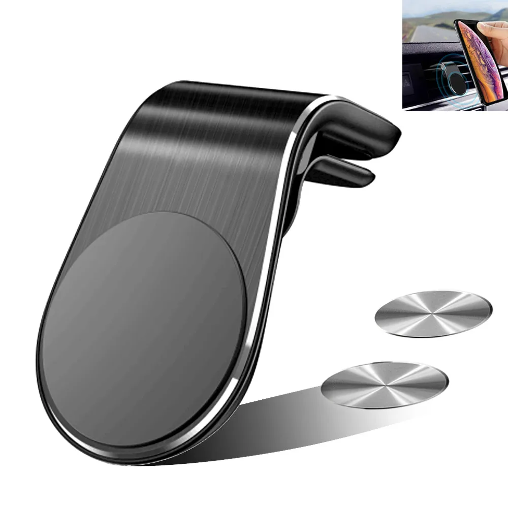 

Magnetic Car Phone Holder for Phone Universal In Car Mobile Phone Mount Stand for IPhone X Samsung S9 Xiaomi Tablets Smartphones