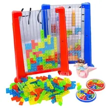 

3D Tetris Creative Three-Dimensional Russian Desktop Game Building Blocks Board Tangram Math Toys Kids Educational For Children
