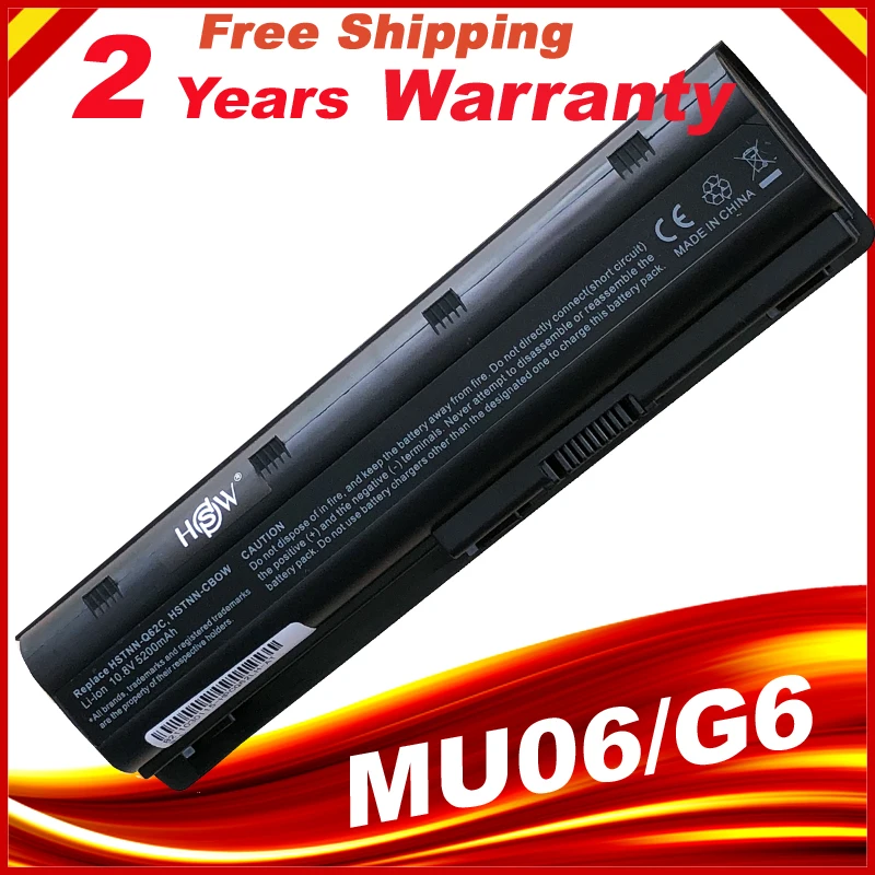 Hsw Battery For Hp Pavilion G6 Battery Cq72 Cq57 Cq62 Cq43 300 For Hp Pavilion G4 G6 G7 G32 001 G56 G62 Mu06 Fast Laptop Batteries Aliexpress