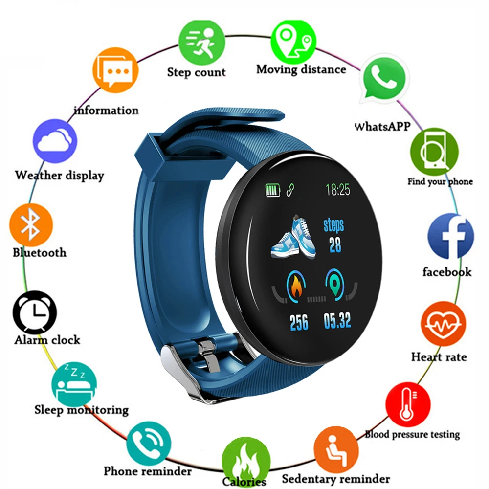 

New 116plus Smart Watch Men Women Heart Rate Monitor Blood Pressure Fitness Tracker Smartwatch Sport Watch for ios android +BOX
