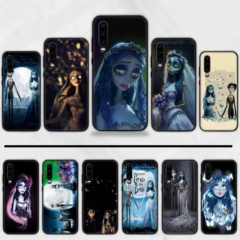 Чехол для Huawei P9 P10 P20 P30 Pro Lite smart Mate 10 20 Y5 Y6 Y7 2018 2019 с изображением Тима буртона трупа