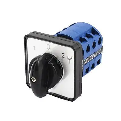 

AC 380V 12A Rotary Cam Control 3 Position 3Pole Universal Combination Switch