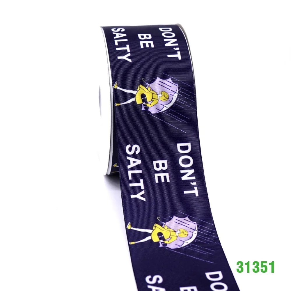 50 ярдов мультфильм напечатанный grosgrain ленты 31385