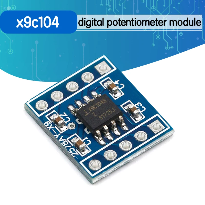 Lidahaotin x9c104 num/érique Module 100 Potentiometer Convertisseurs num/érique pour r/égler la Balance Pont