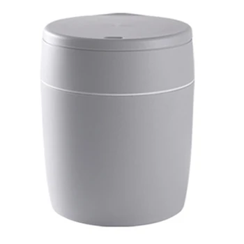 

Press-Type Garbage Can Premium Water-Resistant Plastic Material Waste Bins Trash Can with Lid for Home Hotel Toilet