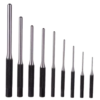 

9-Piece Set-Up Punch Round Punch Pieces Roll Pin Punch Set Tool Bolt Catch Roll Pin Punch Tool Kit