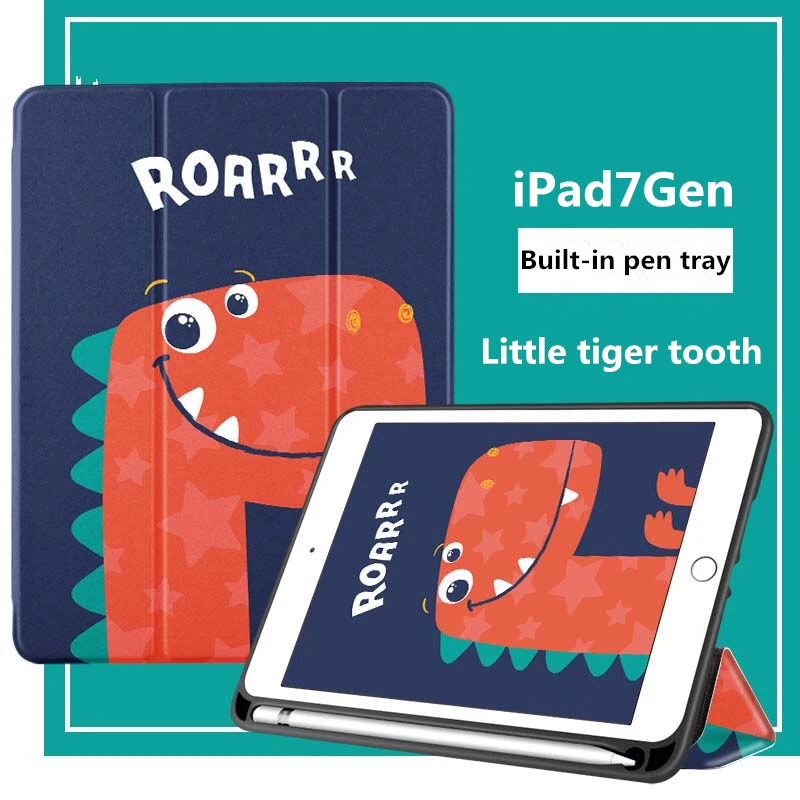 Чехол для планшета ipad 10 2 2019 чехол книжка Apple 7 дюйма A2200 A2198 A2232 умный защитный