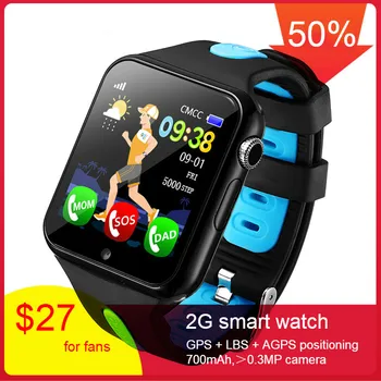 

V5K Kids Smart Watch GPS Waterproof Tracker HD Camera SOS Call Location Tracking Monitor Children Smartwatches gift watch