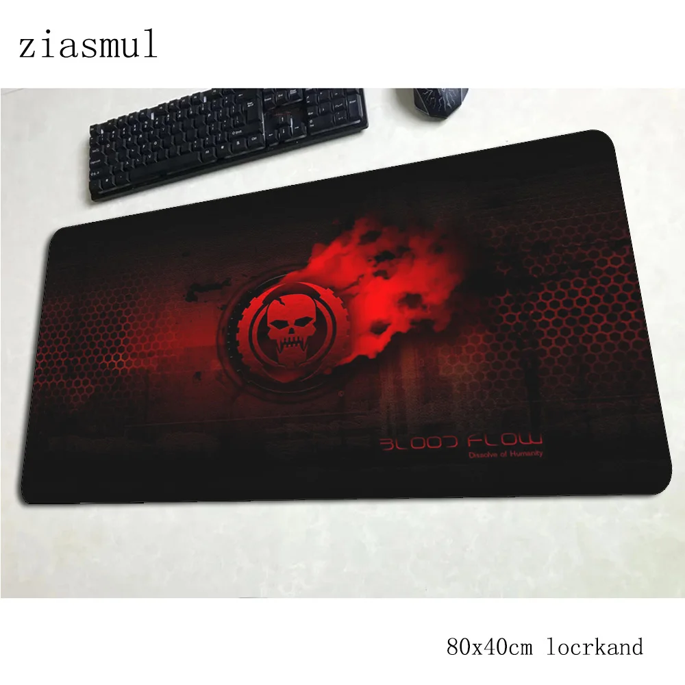 

bloody mouse pad 80x40cm gaming mousepad anime home office notbook desk mat Mass pattern padmouse games pc gamer mats