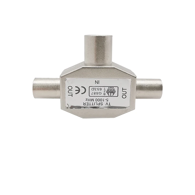 Переходник для ТВ антенны двухсторонний коаксиальный разделитель коаксиальных