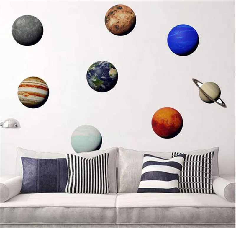 Solar System Removable Decorative Wall Sticker Decals Home