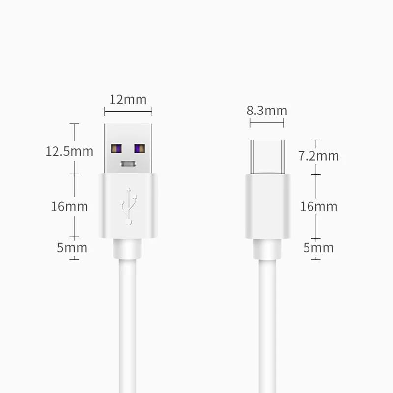 Кабель USB 3,1 type C 2 м 1 м 0,5 м QC 3,0 5A супер быстрый зарядный кабель для samsung S10 9 huawei P30 mate 30 кабель передачи данных