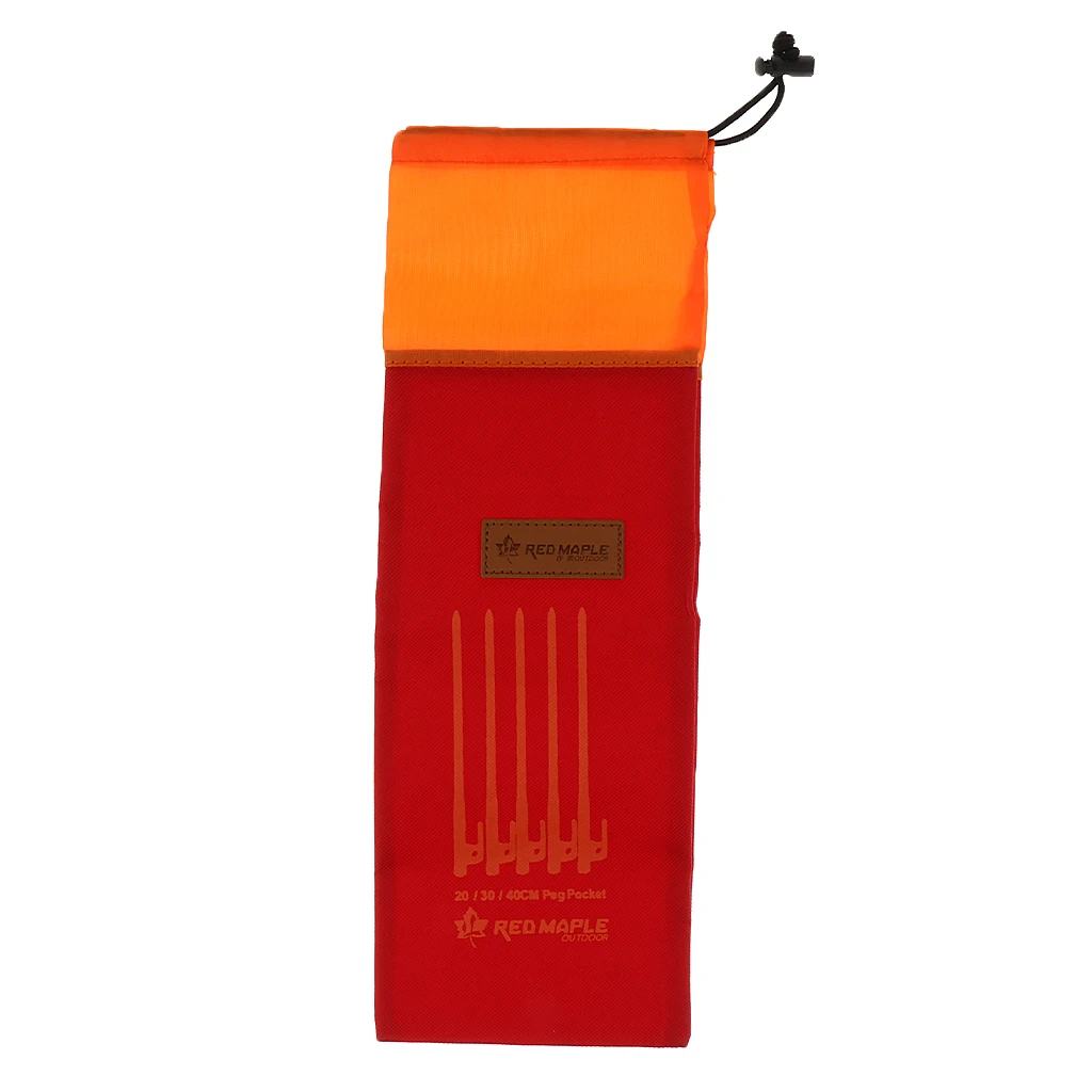 Outdoor Portable Tools Bag Tent Peg Nails Stake Storage Pouch Hammer Rope Organize Bag with Drawstring Camping Fishing Accessory