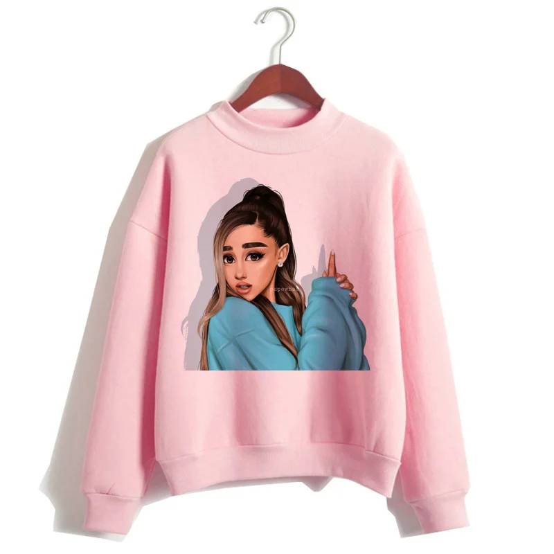 Ariana Grande/женские толстовки KPOP, модная одежда 90 s, Повседневная Толстовка, спасибо, следующий кавайный капюшон, уличная Женская одежда с капюшоном