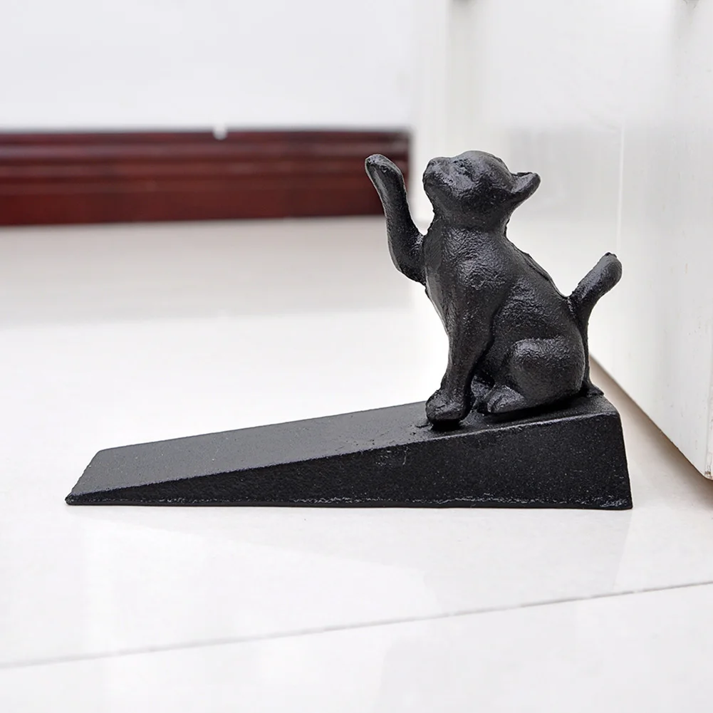 

Wedges Safety Windproof Decoration Office Home Door Stops Catcher Holder Floor Animal Shape Non Slip Tool Cast Iron