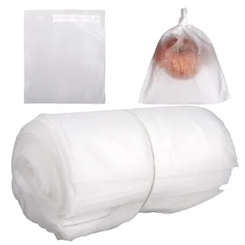 

50 Pcs Plants Protective Covers Fruit Net Bags Transparent Anti-insect Prevent Birds Non-woven Bag
