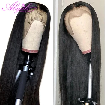 

Abijale 13x4/13x6 Lace Front Human Hair Wigs Brazilian Straight Lace Front Wig With Baby Hair 360 Lace Frontal Wig Remy