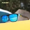 ¡Novedad de 2022! Gafas de sol polarizadas KDEAM con espejo para hombre, gafas de sol cuadradas con marco ultraligero, gafas de sol deportivas UV para hombre, gafas de viaje CE X8 ► Foto 2/6