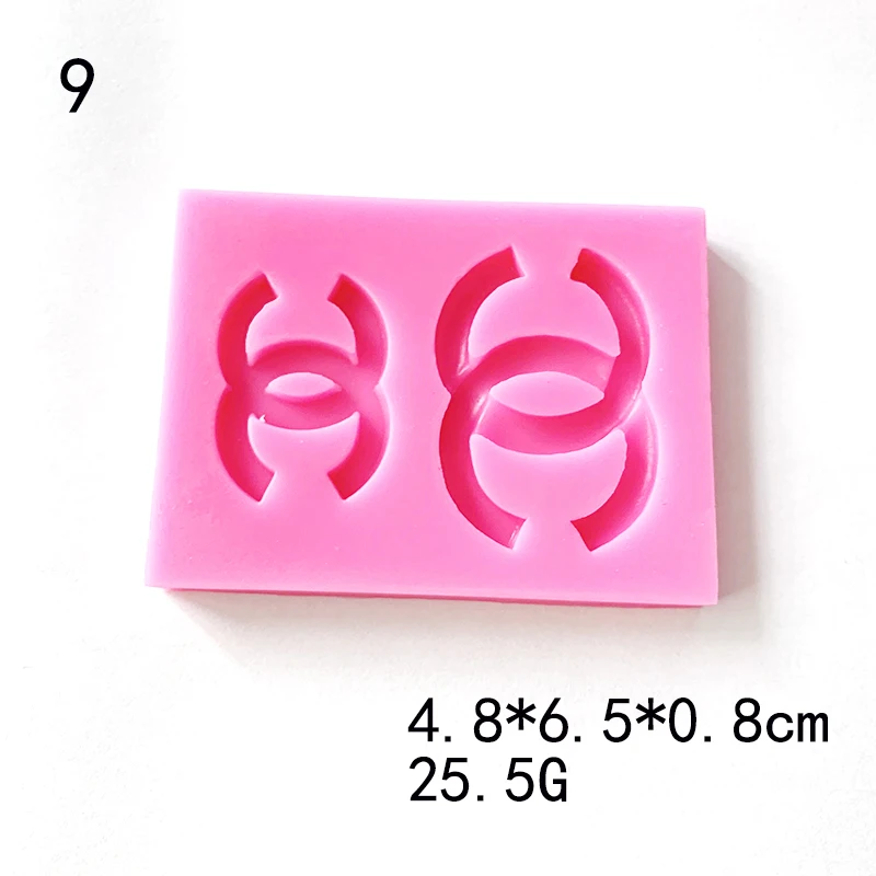High Quality 3D X Letter Cake Moulds Baking Decoration Mold Tools DIY Silicone Liquid Fondant Candy Soap Mold7