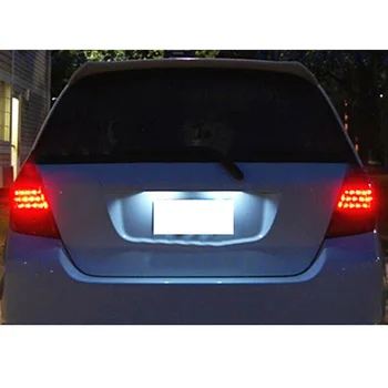 

Car License Plate Light Auto 2Pcs 6500K Lamp For Honda Jazz Odyssey Stream