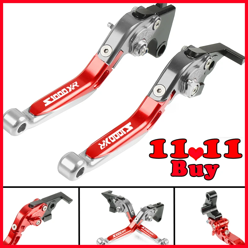 

For BMW S1000XR S1000 XR 2015 2016 Aluminum Motorcycle Accessories Adjustable Foldable Brake Clutch Levers S 1000 XR 2015-2016