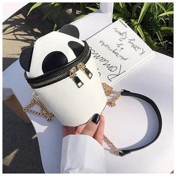 

Summer Small Bag For Women 2020 New Fashion Mini Cute Panda Shape Messenger Bag Fashion Mini Shoulder Bag Bucket Bag