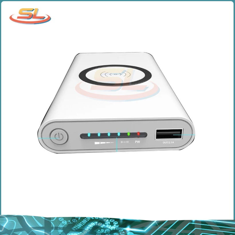 

3 in 1 Wireless Mobile Charger for iPhone Samsung S6 S7 S8 10000mAh Portable Power Bank
